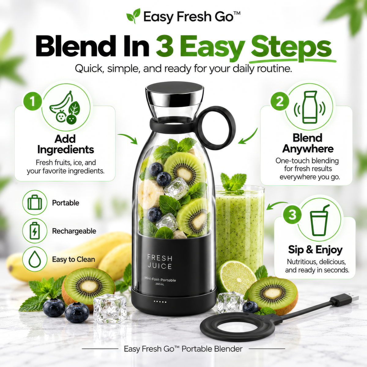 EasyFresh Go Portable Blender